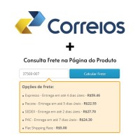 Pacote Frete 1: Correios + Consulta Frete