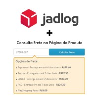 Pacote Frete 2: Jadlog + Consulta Frete